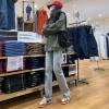 Light-colored washed straight-leg jeans for women's summer 2025 new style, high-waisted, slimming, long and narrow cigarette tube pants details Picture